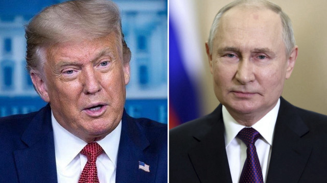 ABD Başkanı Donald Trump ile Rusya Devlet Başkanı Vladimir Putin.