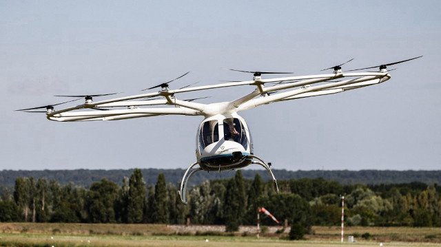 Un taxi aérien Volocopter Volocity.
