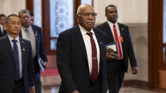 Le Premier ministre fidjien Sitiveni Rabuka 
