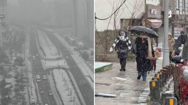 İstanbul'da kar yağışı bazı ilçelerde etkili oluyor.