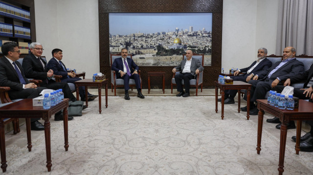 Dışişleri Bakanı Fidan, Hamas yetkilileriyle Katar'da görüştü.