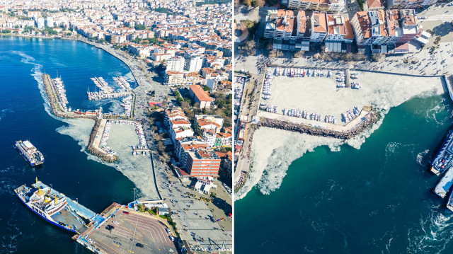 <p>Çanakkale Boğazı'nda 2020 yılında etkili olan müsilaj yeniden görülmeye başlandı.&nbsp;</p>