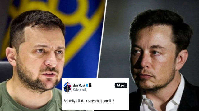 Elon Musk Zelenski'yi, Amerikalı bir gazeteciyi öldürmekle itham etti.