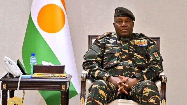 Le Président du Conseil National pour la Sauvegarde de la Patrie au Niger, Abdouramane Tchani.