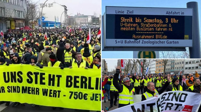 Berlin'de süresiz greve gidilebilir