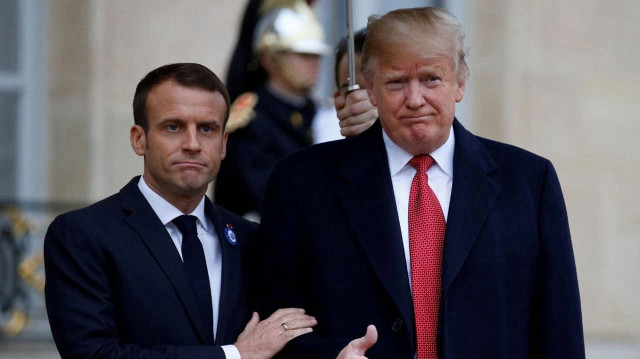 Macron, Trump'ı Putin'e karşı tutumu nedeniyle eleştirerek 'Bu senin kumaşın değil' dedi.