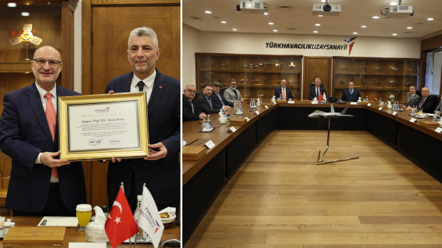 Ticaret Bakanı Ömer Bolat, TUSAŞ'a ziyarette bulundu.  
