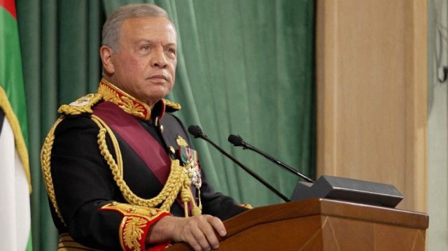 Une photo fournie par le palais royal jordanien montre le roi Abdallah II.