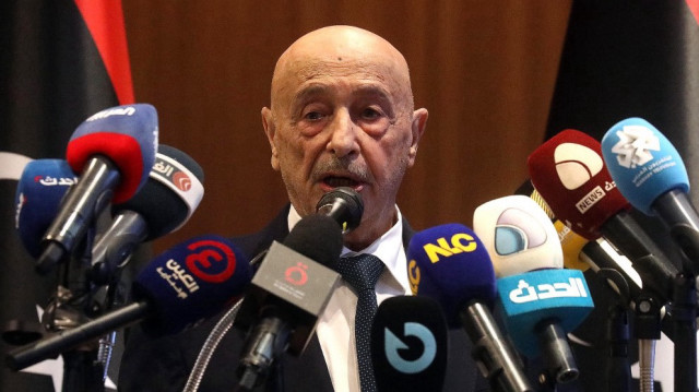 Le Président du Parlement libyen, Aguila Saleh