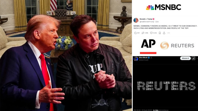 ABD Başkanı Donald Trump ve danışmanı Elon Musk, bazı medya kuruluşlarını hedef aldı.