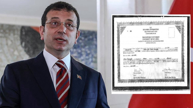 İBB Başkanı İmamoğlu hakkında "sahte diploma" soruşturması