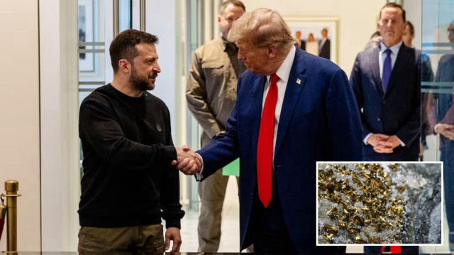 Trump ile Zelenski, yeraltı mineralleri anlaşması için masaya oturacak.