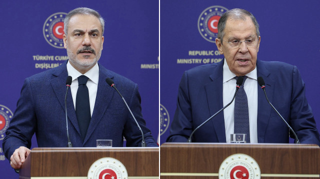 Dışişleri Bakanı Fidan, Rusya Dışişleri Bakanı Lavrov ile basın toplantısı düzenledi. 