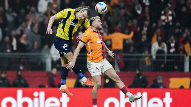 Galatasaray - Fenerbahçe maçından kare.