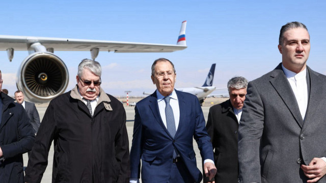 Le ministre russe des Affaires étrangères Sergueï Lavrov est arrivé en Iran pour une visite de travail, le 25 février 2025.