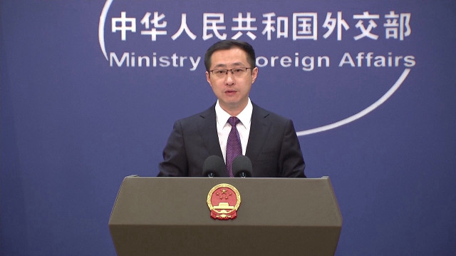 Le porte-parole du ministère chinois des Affaires étrangères, Lin Jian.