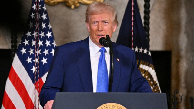 Le Président américain, Donald Trump a appelé à la reprise immédiate de la construction de l'oléoduc Keystone XL, le 25 février 2025.