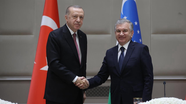 Cumhurbaşkanı Erdoğan ile Mirziyoyev'in telefon görüşmesinde ikili ilişkiler de ele alındı.