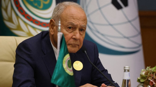 Le Secrétaire général de la Ligue arabe Ahmed Aboul Gheit.