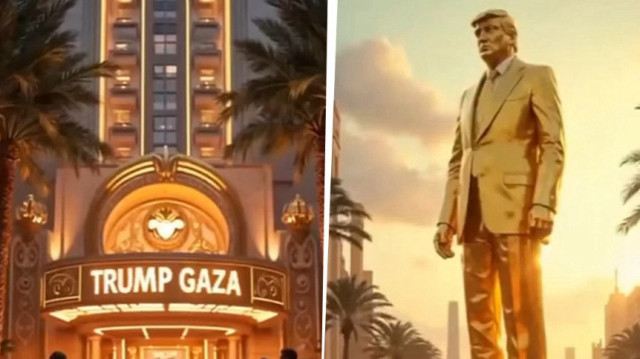 Trump shares AI video depicting his vision on Gaza's future