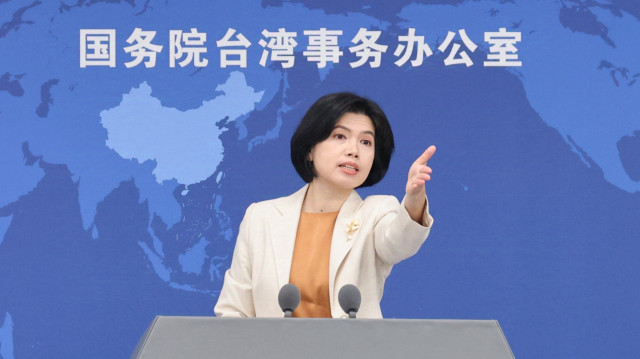 Zhu Fenglian, porte-parole du Bureau des affaires taïwanaises du Conseil d’État chinois.