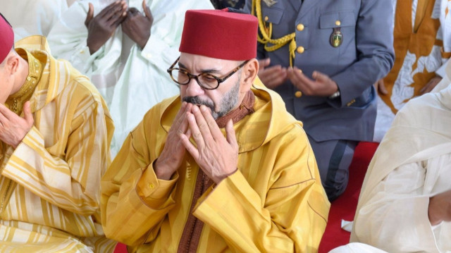 Le Roi Mohammed VI du Maroc.