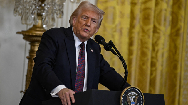 Le président américain Donald Trump à la Maison-Blanche, le 28 février 2025.