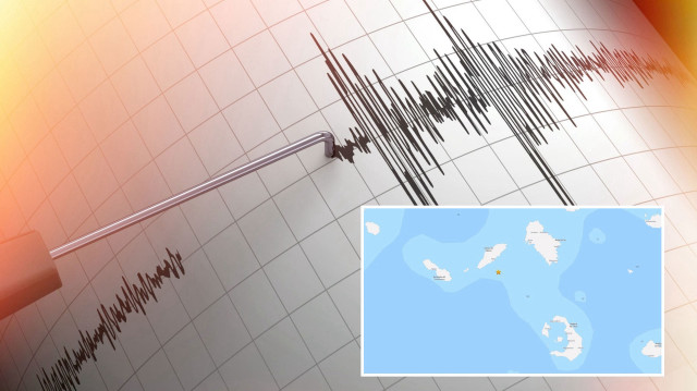 Ege'deki sarsıntıların merkez üssü konumunda bulunan Santorini Adası'nın açıklarında 4.7 büyüklüğünde deprem meydana geldi.