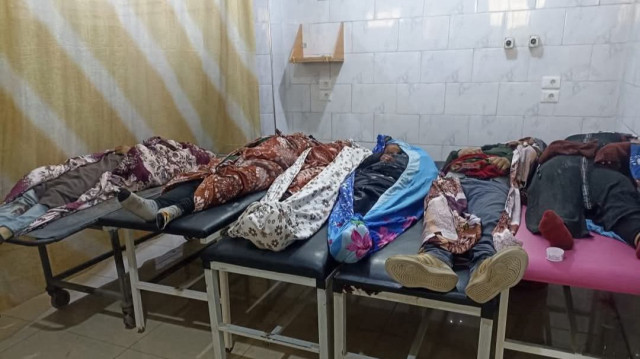 Des victimes de l'attentat de Manbij, en Syrie, perpétré le 3 février 2024.