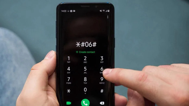 Telefon arama ekranında IMEI sorgulama