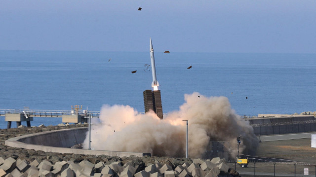 Le missile hypersonique Tayfun est développé par la société turque Roketsan, a effectué avec succès son troisième tir d'essai lundi à midi depuis Rize, sur la côte de la mer Noire de la Turquie.