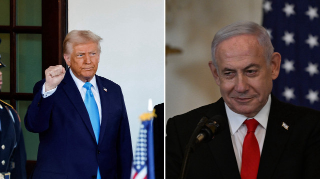 ABD Başkanı Donald Trump, İsrail Başbakanı Binyamin Netanyahu.