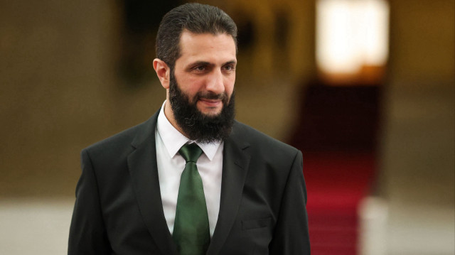 Le président de transition syrien, Ahmed al-Charaa, à Damas, le 29 janvier 2025.