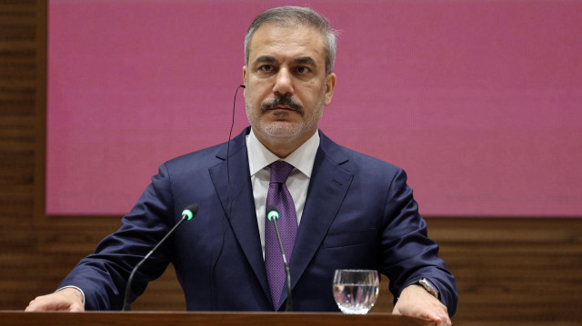 Le ministre turc des Affaires étrangères Hakan Fidan, à Doha, au Qatar, le 2 février 2025.