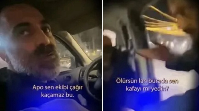 Ankara'da taksiciler Martı TAG sürücüsünü alıkoyup, darp etti