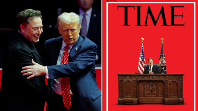 Time dergisinin kapağında ABD Başkanı olarak resmedilen Elon Musk.