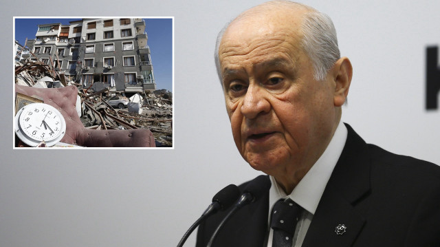 Bahçeli, Kahramanmaraş merkezli deprem felaketinin yıl dönümüne ilişkin bir paylaşım yaptı.