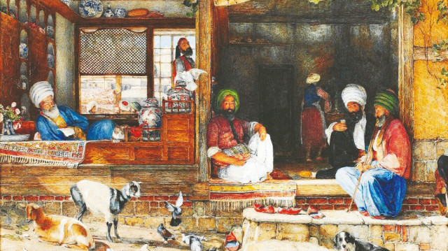 J.F. Lewis Üsküdar’da Bir Kebapçı Dükkanı 1856