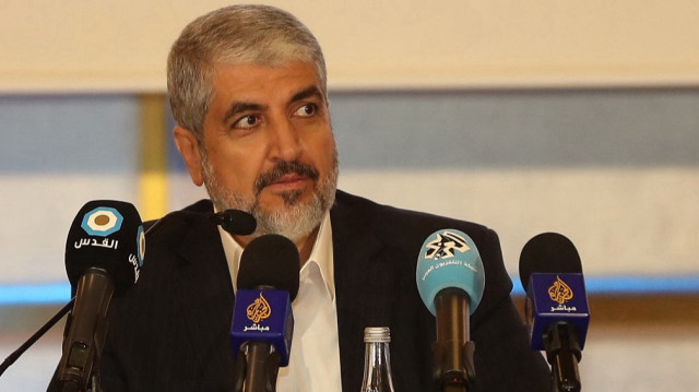 Khaled Meshaal, responsable des affaires étrangères du groupe de résistance.