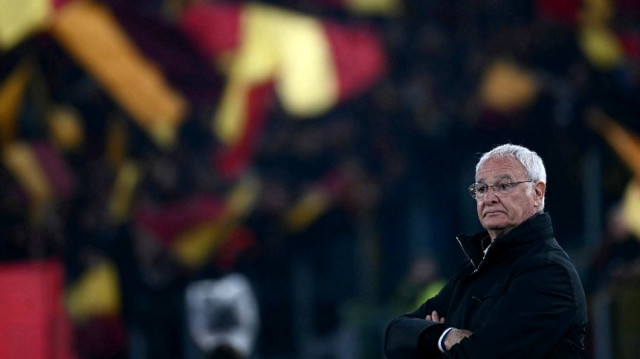 L'entraîneur italien de la Roma, Claudio Ranieri, au Stadio Olimpico de Rome, le 6 mars 2025.