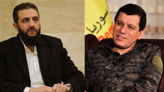 Ahmed al-Charaa et Ferhat Abdi Sahin