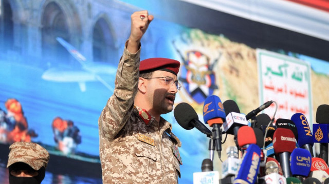 Le brigadier Yahya Saree Qasim, porte-parole des Huthis du Yémen.