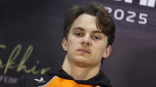 Le pilote australien de McLaren, Oscar Piastri, sur le circuit international de Bahreïn à Sakhir, le 28 février 2025.
