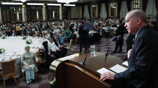 Erdogan lors d’un événement d’Iftar au complexe présidentiel à Ankara.