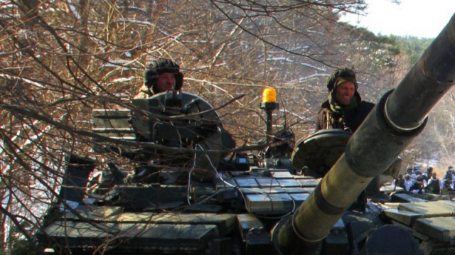 Les forces russes à Koursk. (Photo non datée)