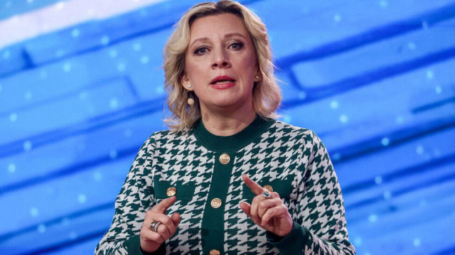 La Directrice du département de l'information et de la presse du ministère des affaires étrangères de la Fédération de Russie, Maria Zaharova.