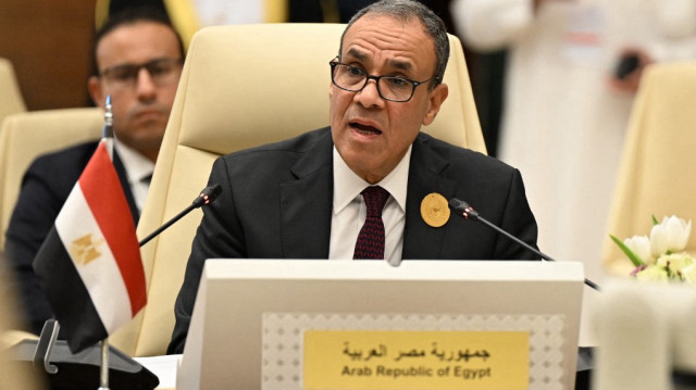 Badr Abdelatty, ministre égyptien des Affaires étrangères.