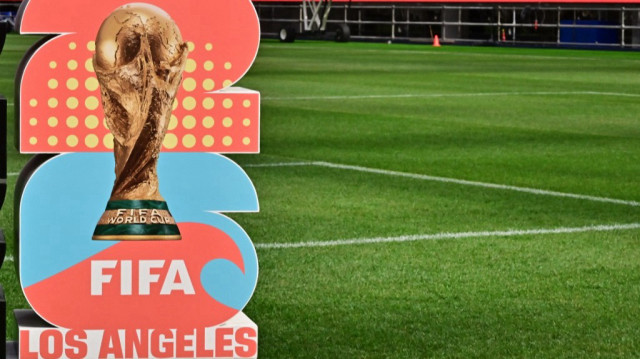 Nouvelle pelouse test du SoFi Stadium à Inglewood, en Californie, le 13 mars 2025.