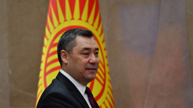 Le président kirghize Sadyr Japarov.