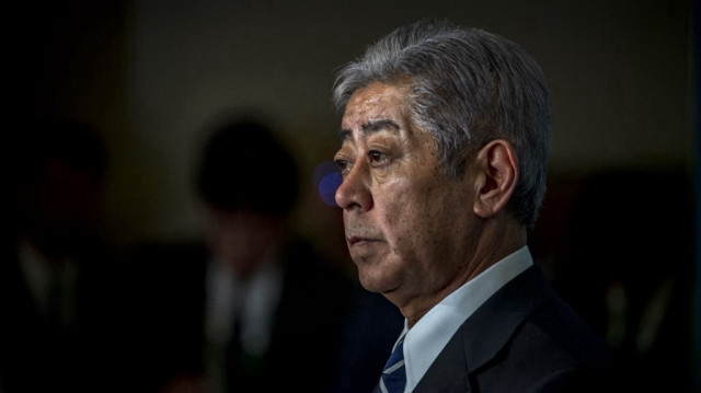 Le ministre des Affaires étrangères du Japon, Takeshi Iwaya.